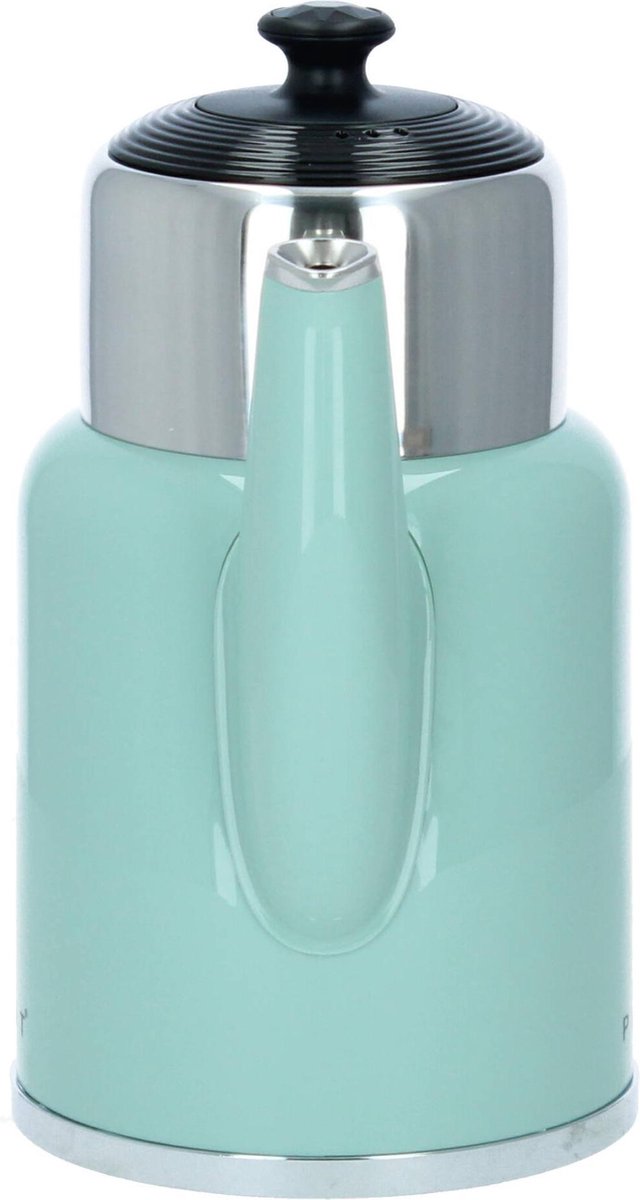 P L I N T | Pastelgroen |  Nieuwste model retro waterkoker met variabele temperatuurinstelling en geïntegreerde warmhoudkan | *** Nu met drie jaar garantie!