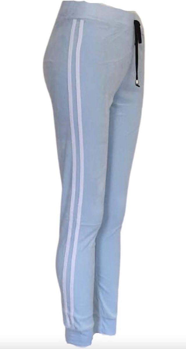 Stijlvolle Dames Joggingbroek / Trainingbroek / Sportbroek | Sweat Pants | Licht-Blauw - S