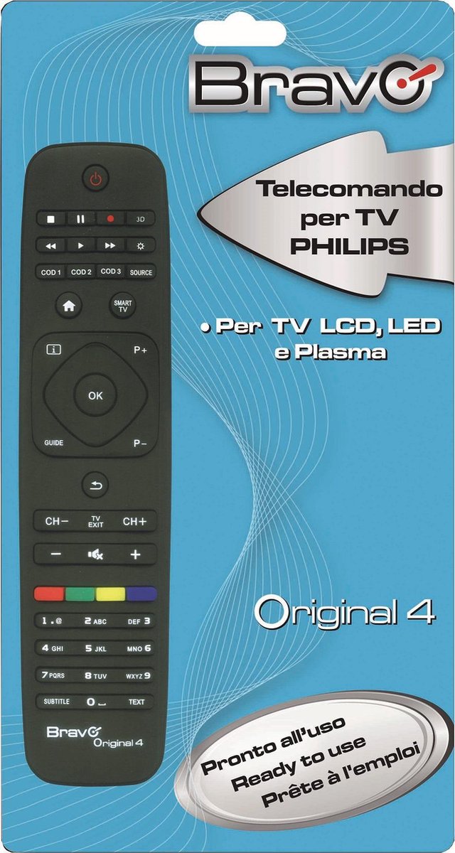 Bravo Universele afstandsbediening voor Philips TVs