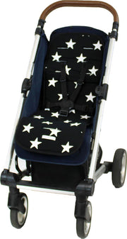 Bliss Buggy Inlegkussen - Ster Zwart
