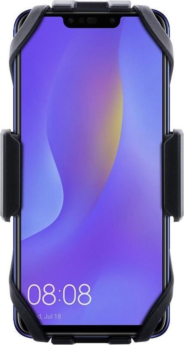 Interphone - Huawei P Smart Plus Motorhouder Moto Crab Zwart