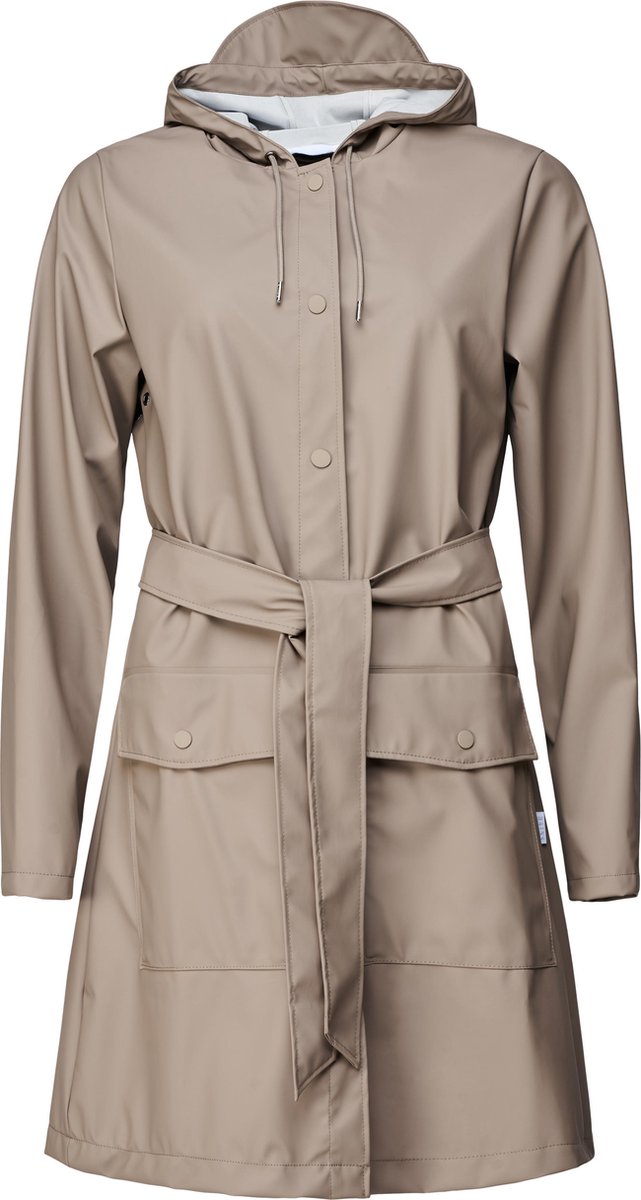 Rains Belt Jacket Taupe Dames - Maat XS/S