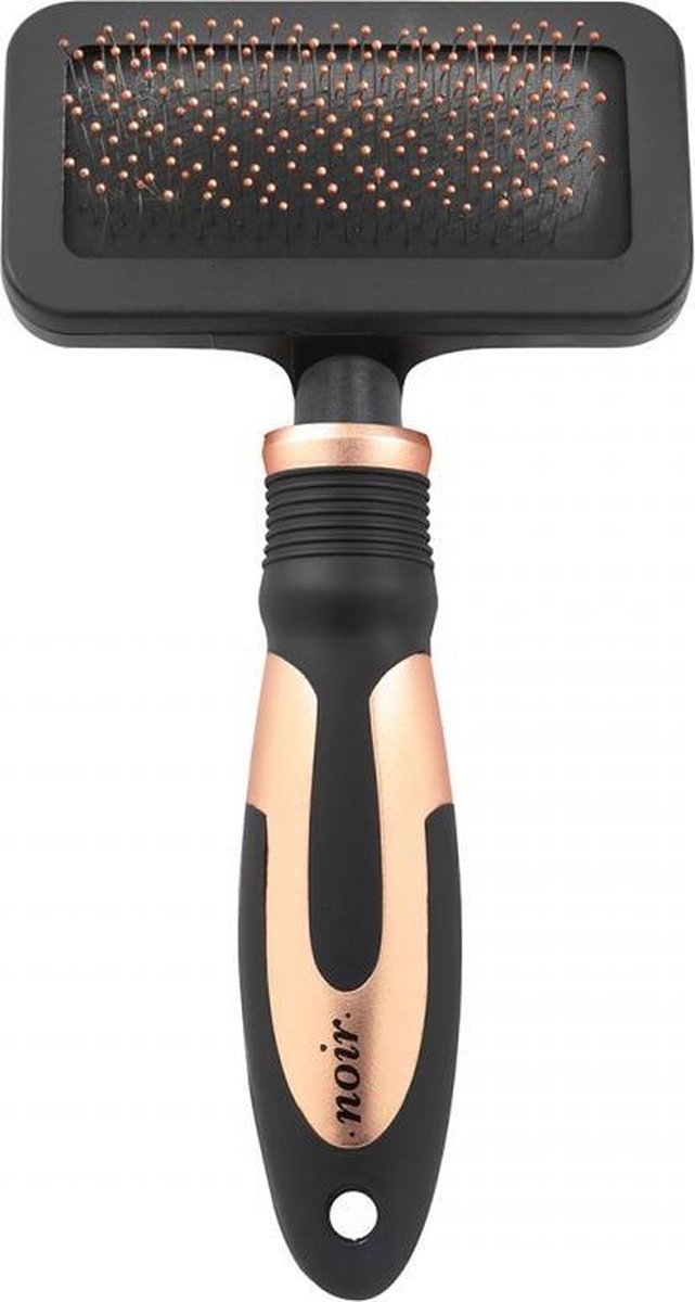 Ebi Noir zachte slicker borstel M - 19x10CM