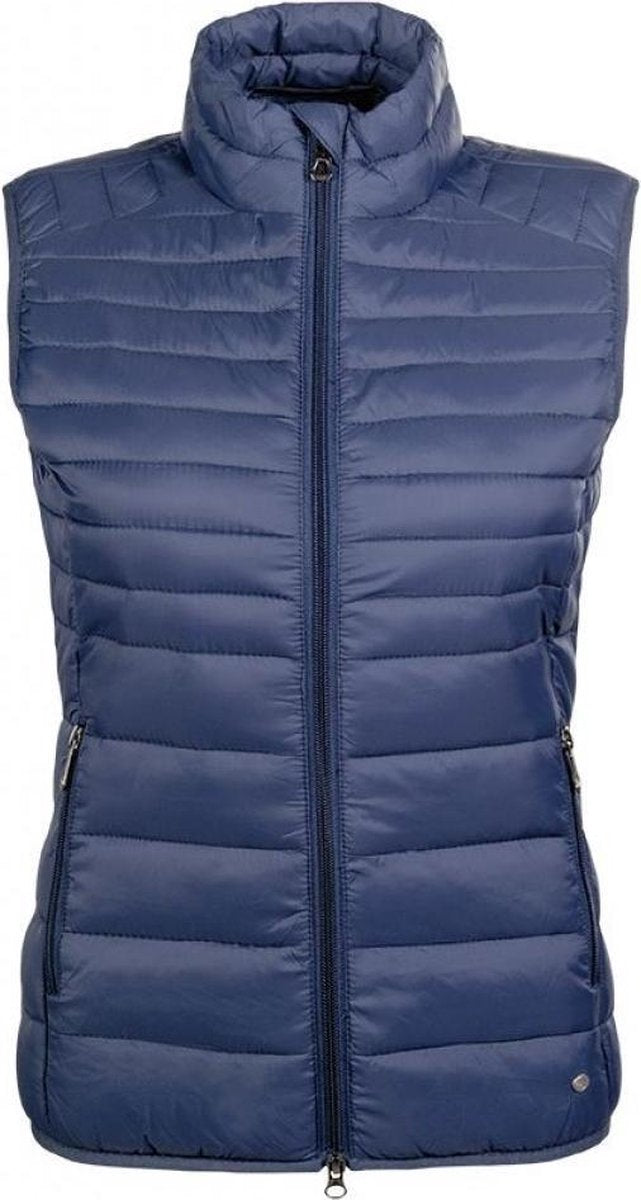 Dames rijvest LENA donkerblauw - XXS