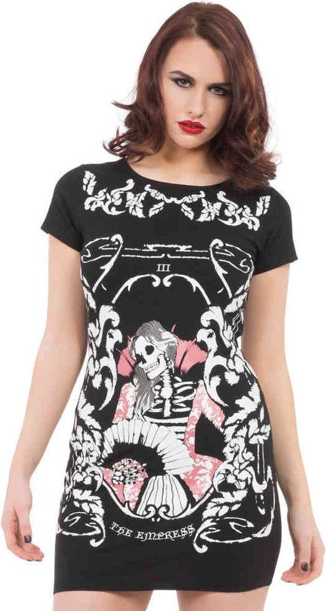 Jawbreaker Bodycon jurk -L- The Empress Tarot Zwart