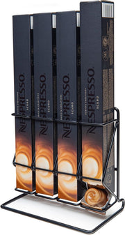 Jay Hill Nespresso Cuphouder Zwart Rek -  Nespresso Cups Opbergen In Verpakking - Koffiecuphouder Voor Nespresso Verpakking 40 cups