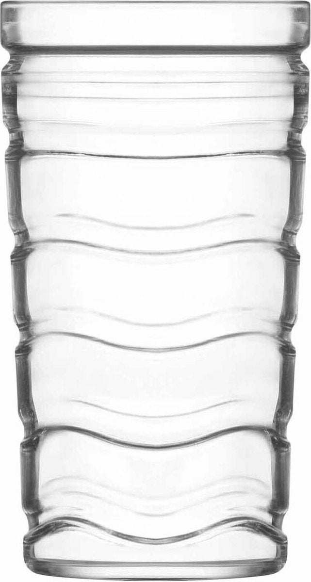 LAV longdrinkglazen - groot 450 ml - hoogwaardig glas - vaatwasserbestendig