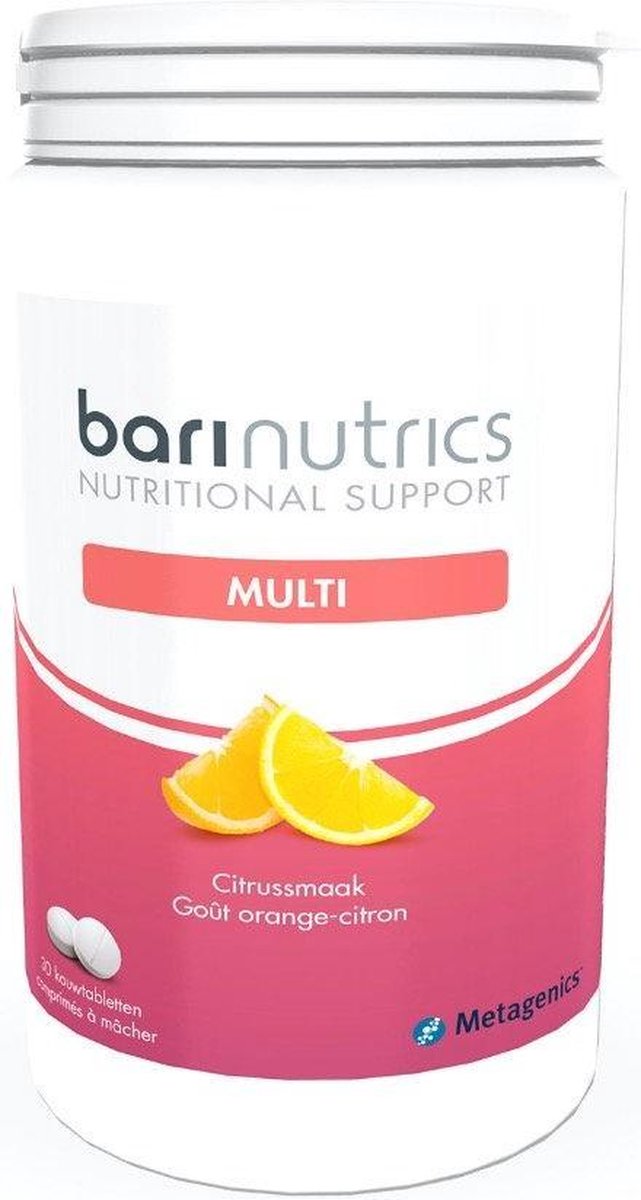 Barinutrics Multi citrus - 30 kauwtabletten