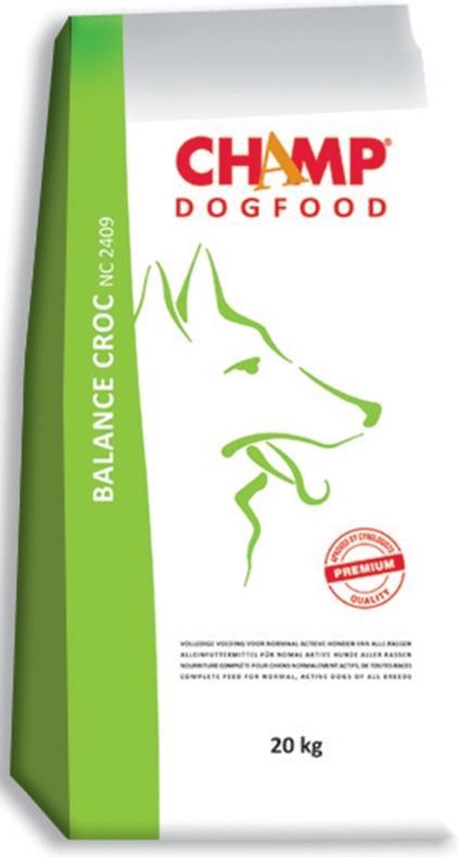 Champ Premium Balance Croc - Hond - Droogvoer - 20 kg
