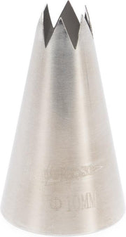 Spuitmondje rvs ster 13 mm