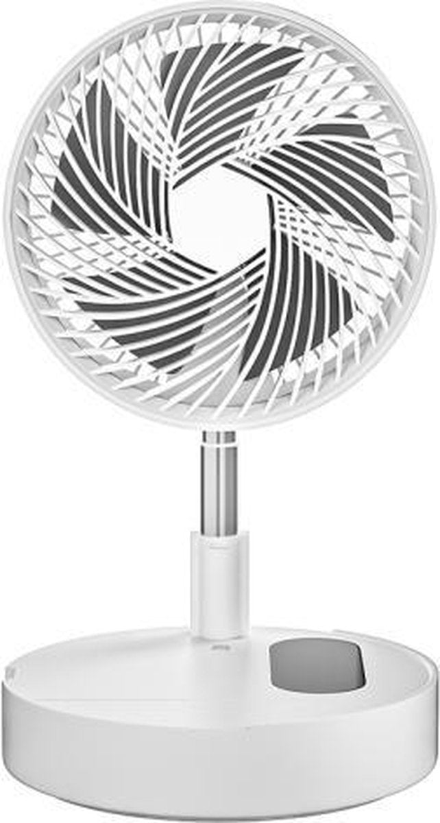 S30 Opvouwbare intrekbare ventilator Draagbare stille Mini Office Desktop-ventilator