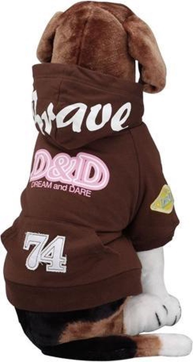 D&D Hondenjas Bravedog - Roestbruin - S - 26 x 40 x 21 cm