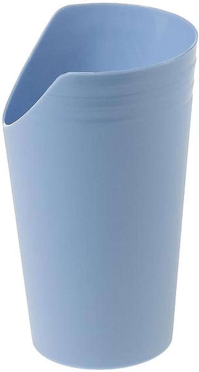 Beker met neusuitsparing - Blauw 237 ml