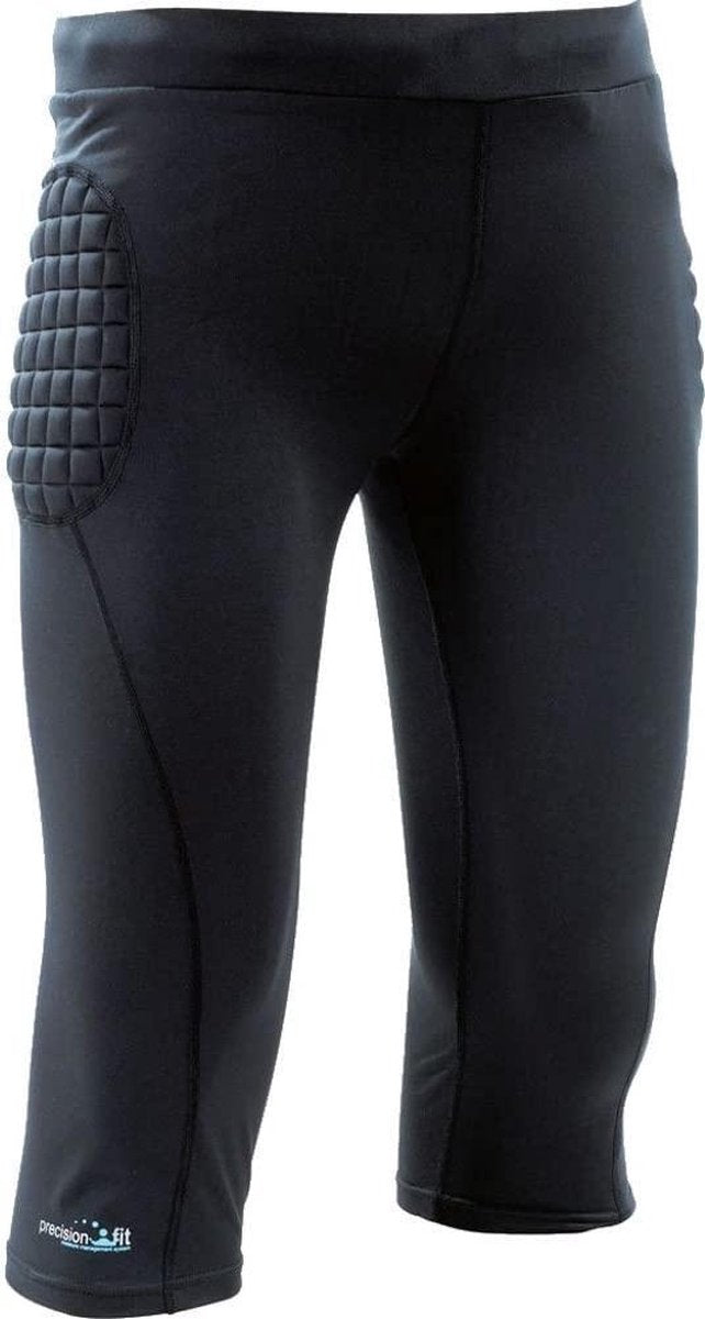 Precision Keepersbroek 3/4 Gk Padded Jongens Polyester Zwart Mt M