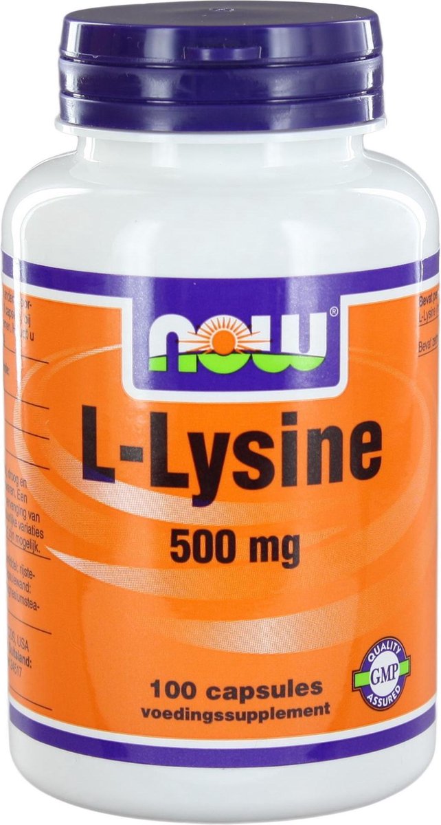 Now L-Lysine 500 mg Capsules 100 st