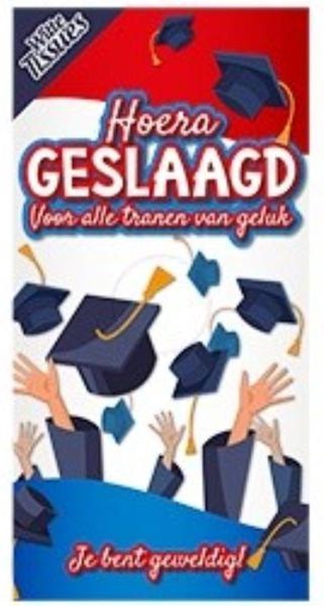 Tissuebox Hoera geslaagd