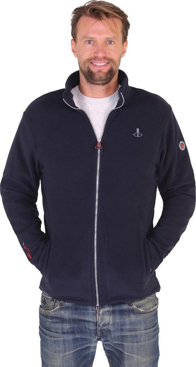BJØRNSON Fleece Vest 4 Seizoenen Heren Donkerblauw - Maat L - MAKS