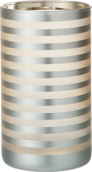 J-Line T-Lh Streep Glas Wit/Goud Large 12X12x20cm