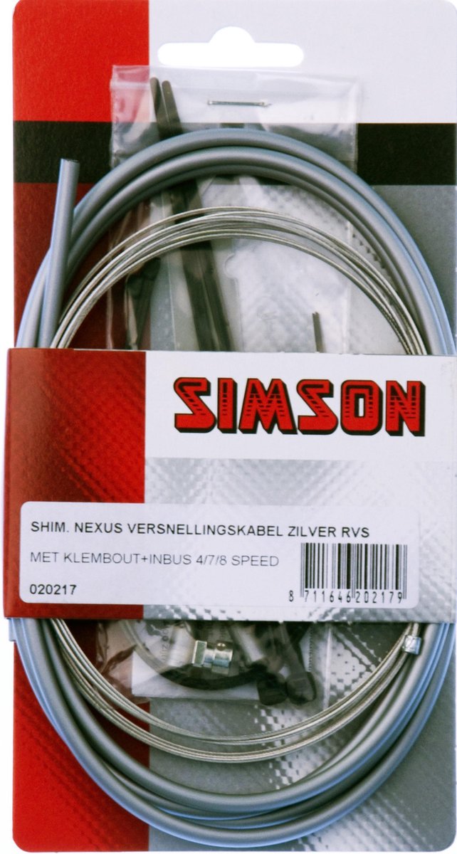 Versnellingskabel Simson nexus grijs