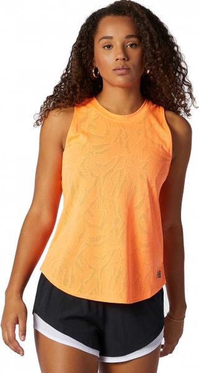 New Balance Q Speed Fuel Tank Dames - oranje - maat M