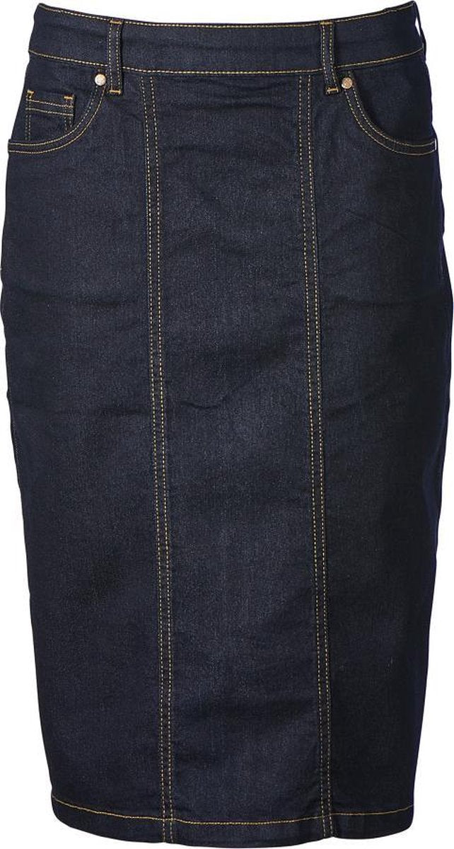 Dames rok denim ritssluiting | Maat 48