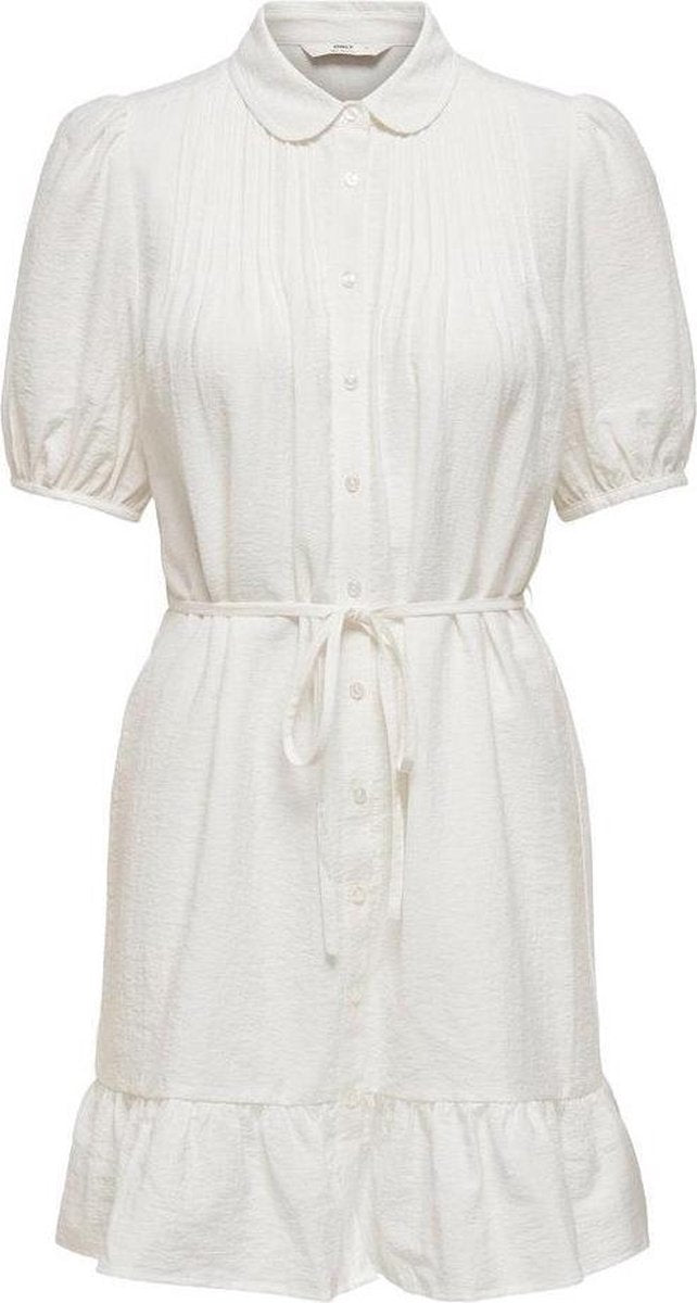 Onldella Ss Dnm Dress Bin 15229198 Cloud Dancer