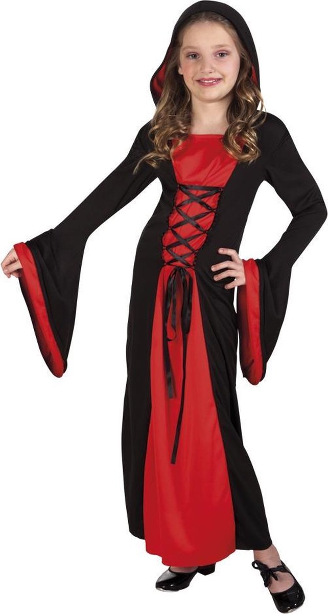 St. Kinderkostuum Vampire Lady (7-9 Jaar)