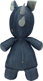 Stapelgoed Knuffel Little Rhino Denim