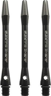 ABC Darts Shafts - Aluminium Zwart - Medium - 4 sets dartshafts