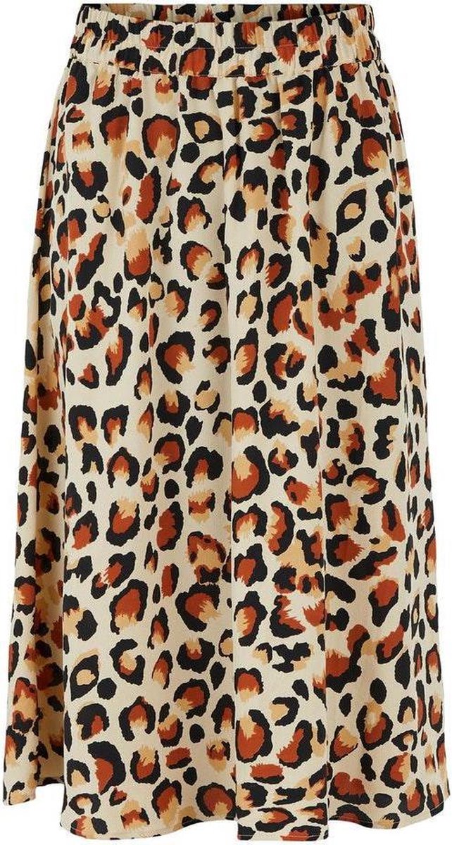 Pcfalishi Mw Midi Skirt Bc 17116780 Pebble/leo