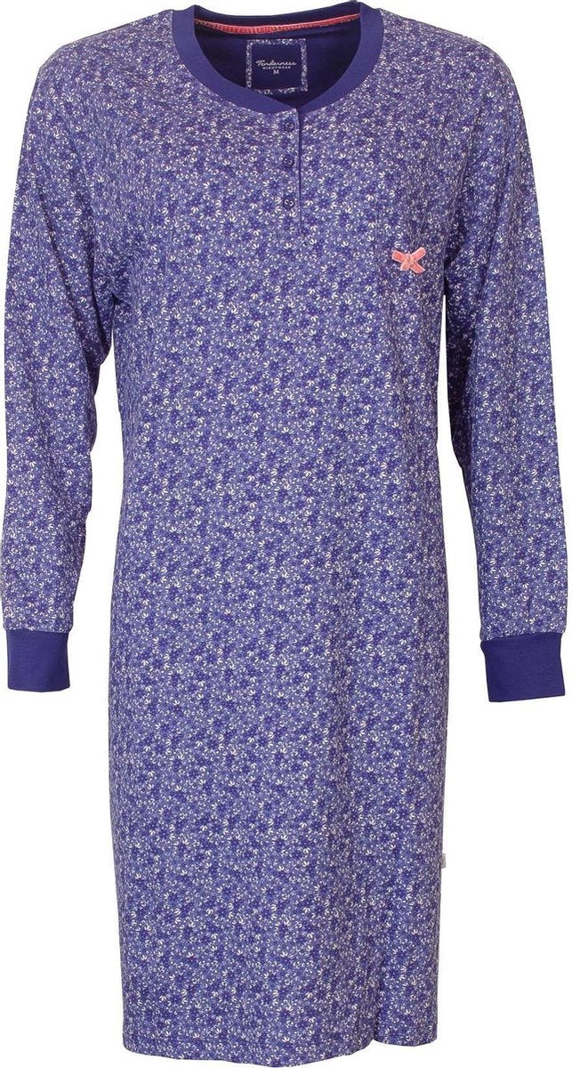 Tenderness Dames nachthemd Donker Blauw TENGD2802A Maten: M