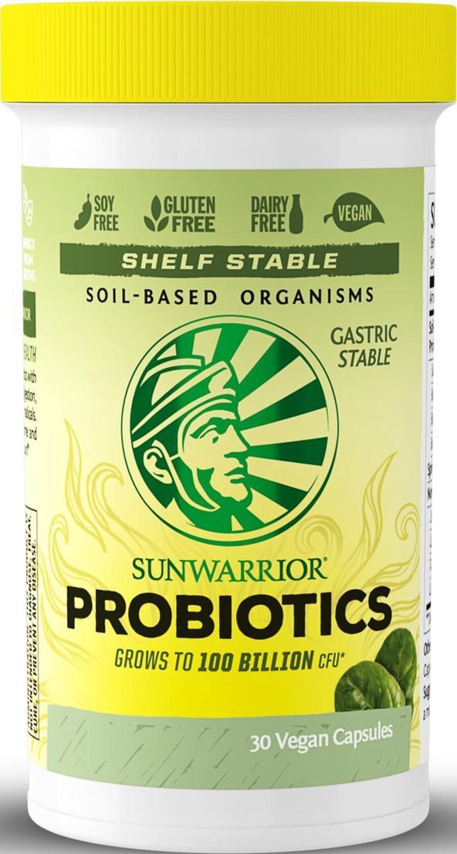 SUNWARRIOR PROBIOTICS 30 V-CAPS