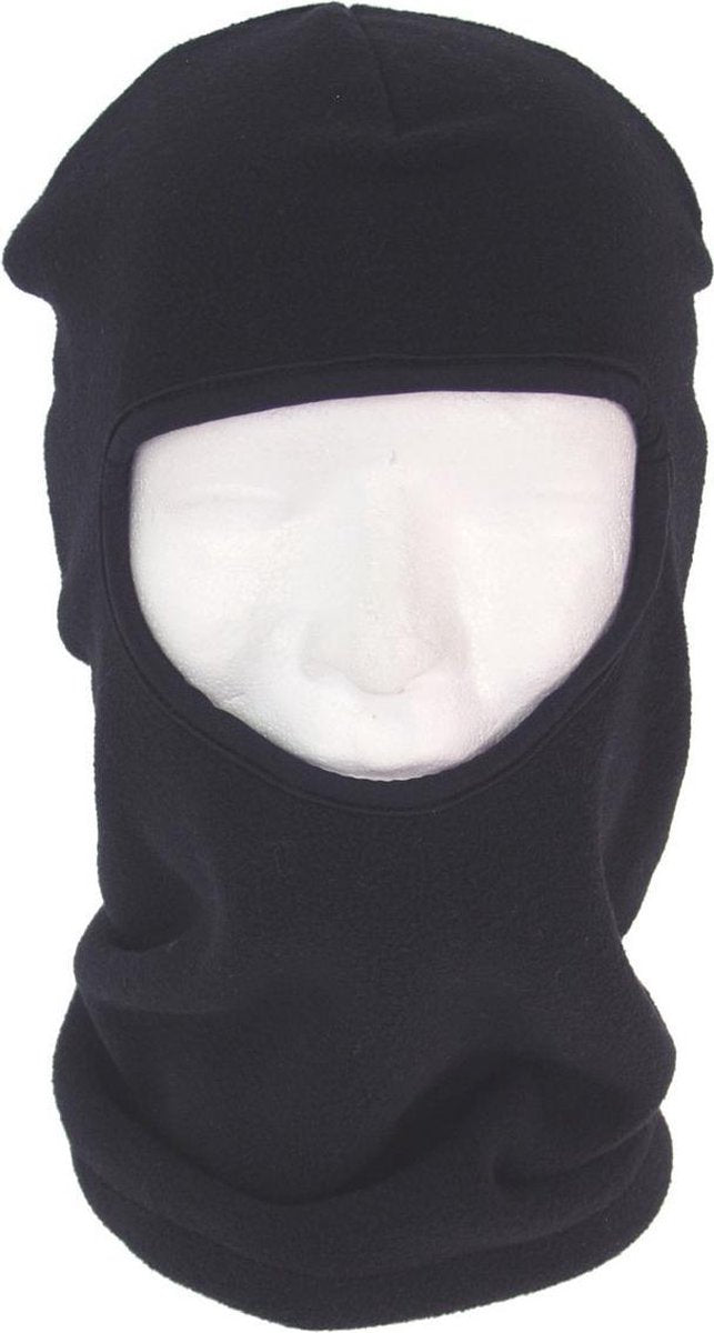 Koukleum fleece warme bivakmuts zwart