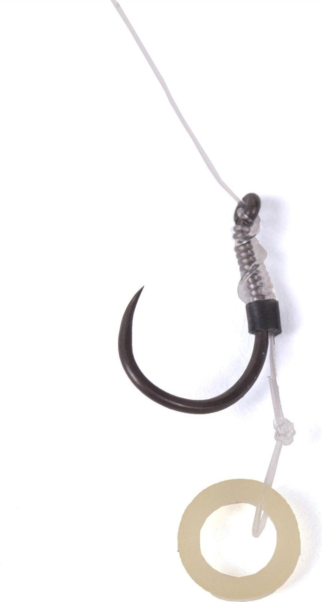 Guru Bait Bands Onderlijn QM1 - 38cm - Haakmaat 18 - Grijs