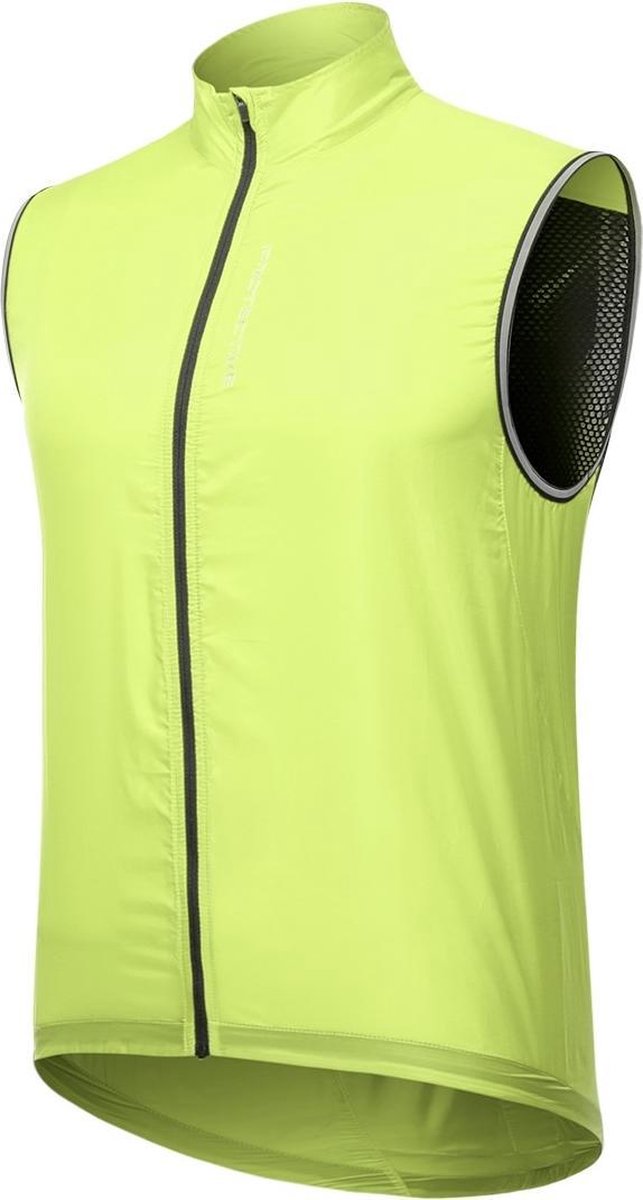 Protective Fietsvest P-ride Heren Polyester/elastaan Lime Maat Xl