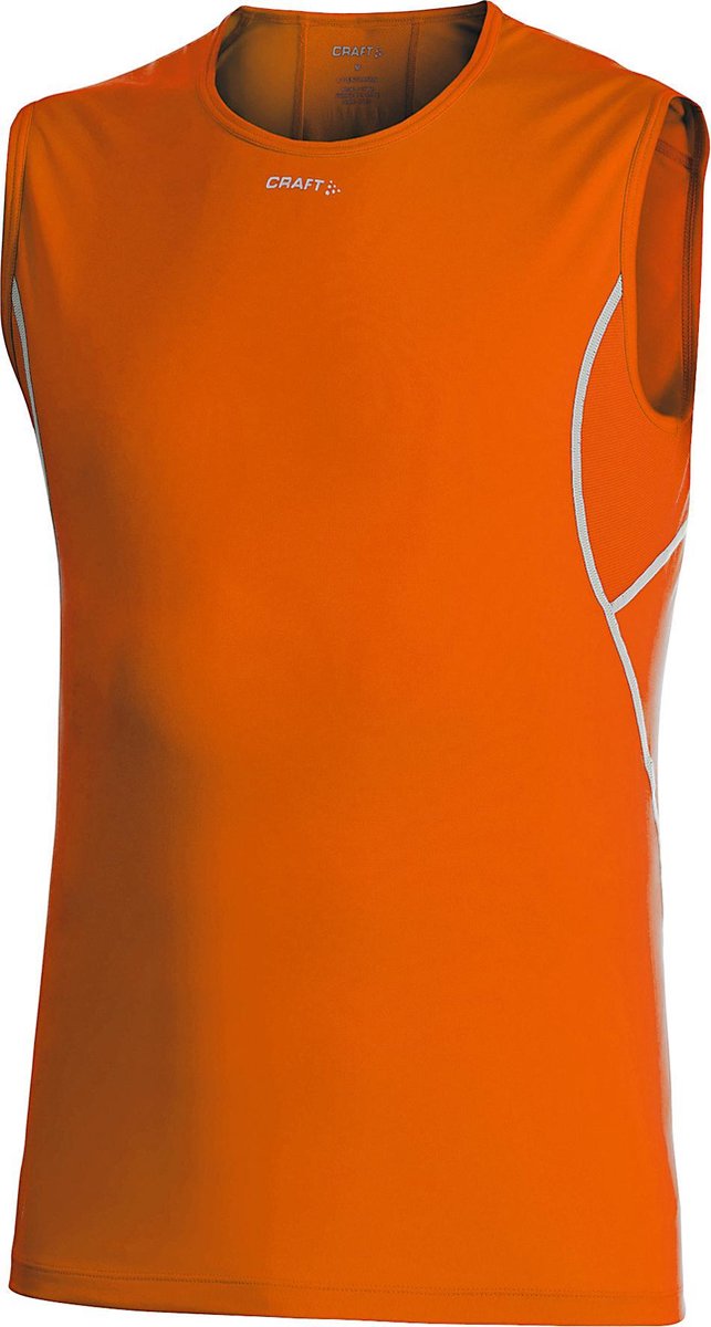 Craft Cool sleeveless - Sportshirt - Heren - L - Fluorange
