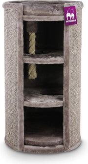 Petrebels Superdome 100 Krabton voor katten -  Cappuccino - 49 x 49 x 100 cm