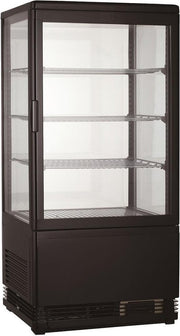 Professionele Koelvitrine 68L Zwart | Combisteel | 7487.0170 | Horeca