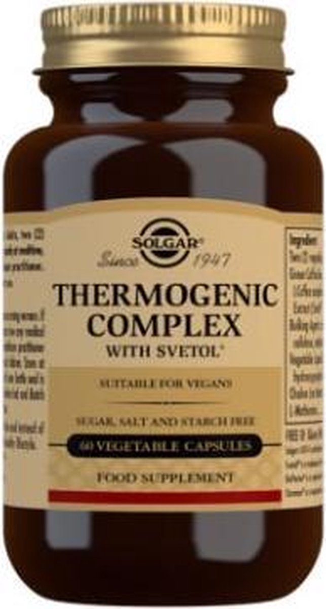 Thermogenic Complex With Svetol Vegetable Capsules - Pack Of 60