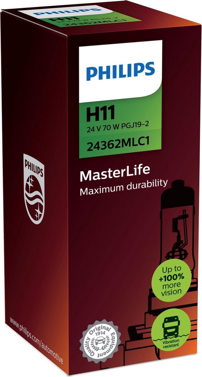Philips Masterlife Blister 24V H11