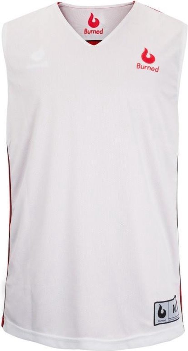 Burned Dubbelzijdig Jersey Rood Wit M