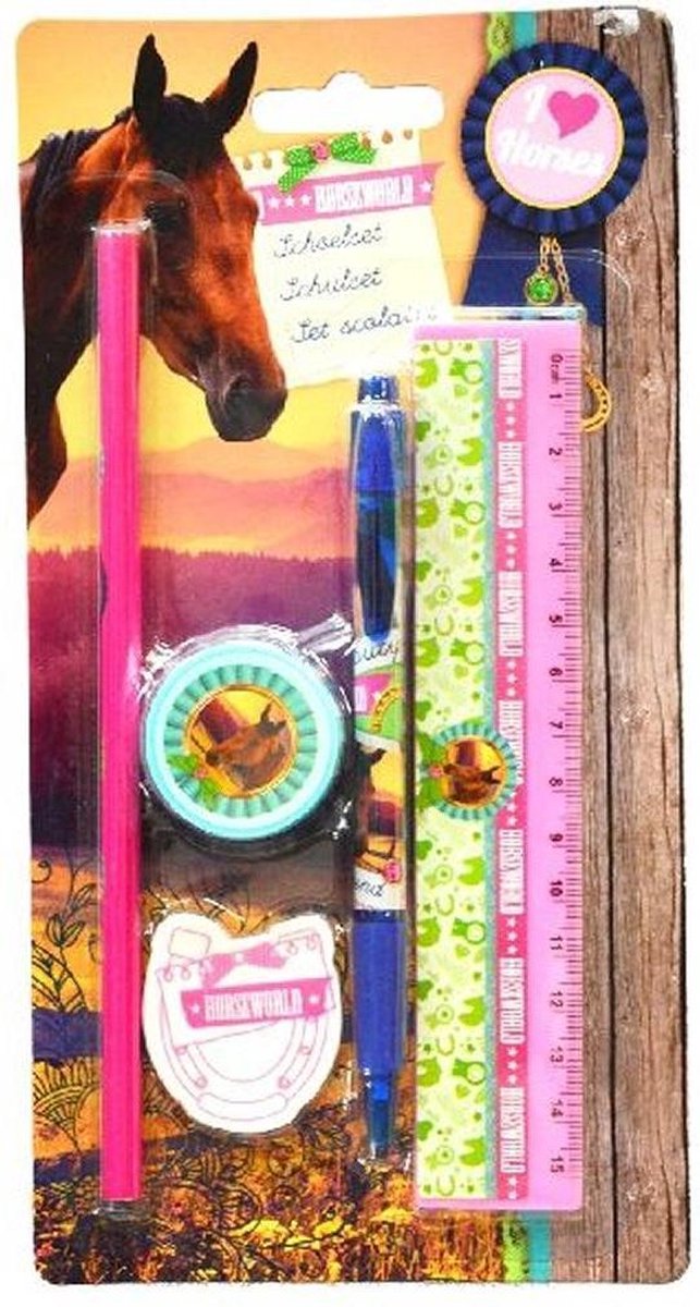 Horses Schoolset 5 Delig