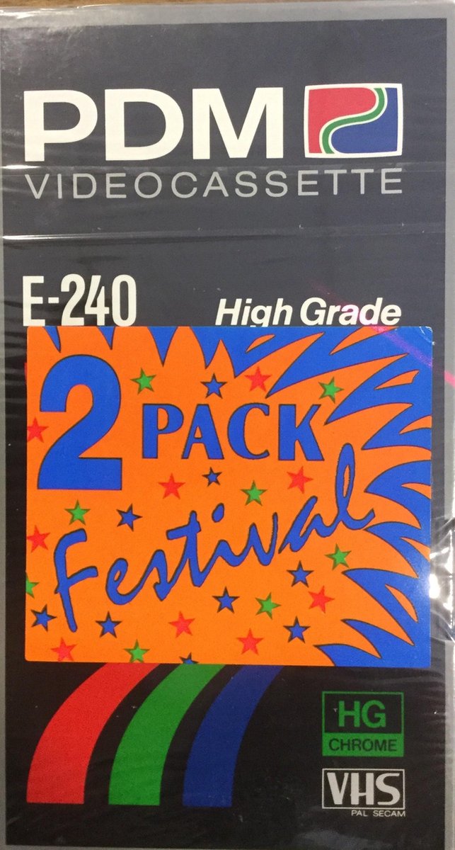 VHS PDM videocassette 2-pack E-240