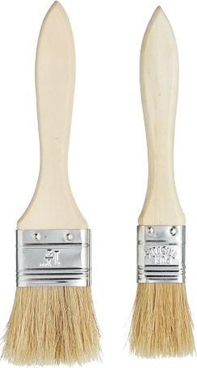 Kitchencraft Bakkwasten 25/35 Mm Hout Naturel 2-delig