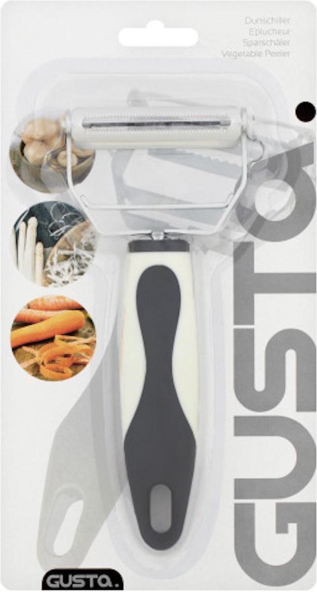 Gusta - dunschiller - art. nr. 870321 - vaatwasserbestendig - schiller - aardappelschiller - softgrip