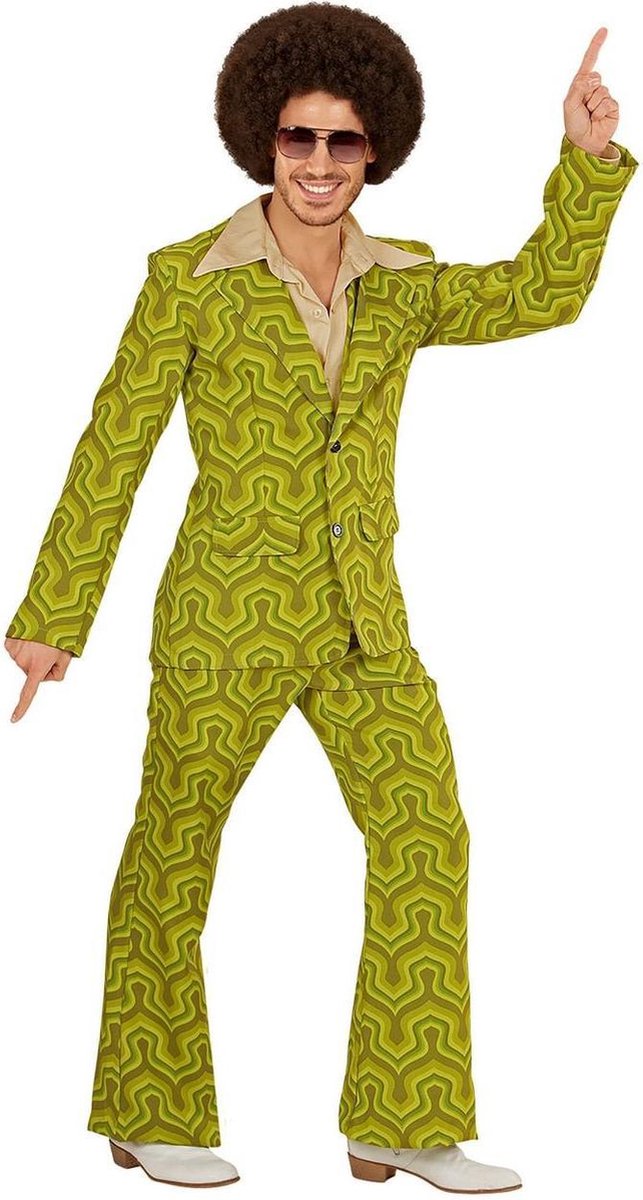 Hippie Kostuum | Groovy George 70s Heren Kostuum