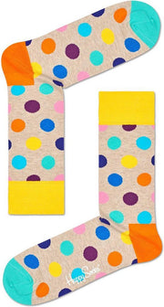 Happy Socks - Dames - Big Dot Sokken  - Multicolor - 41-46
