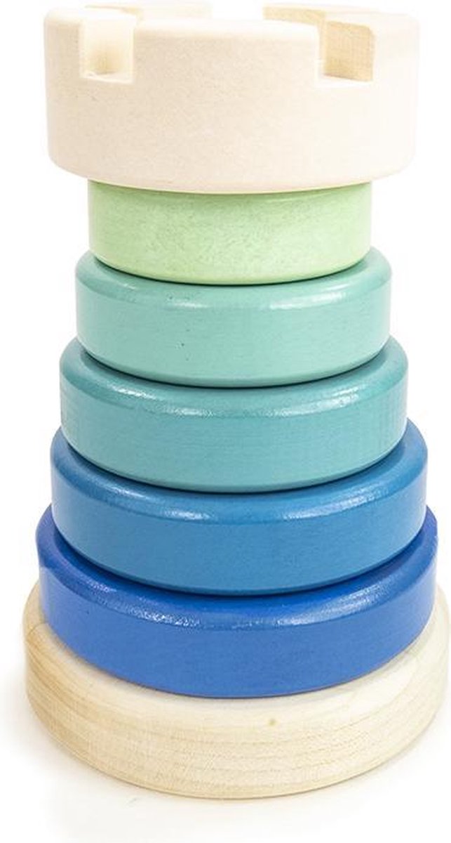 Bajo stapel toren Blauw/wit