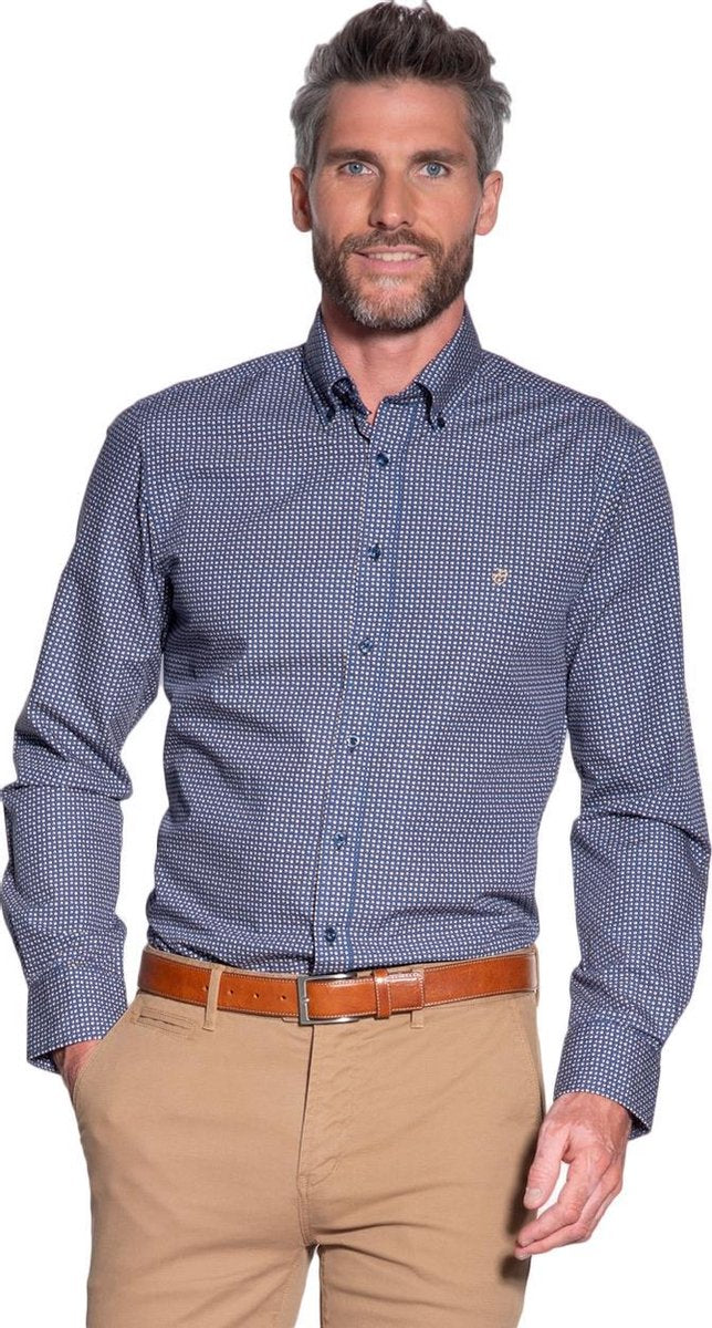 Campbell Classic Casual overhemd lange mouw