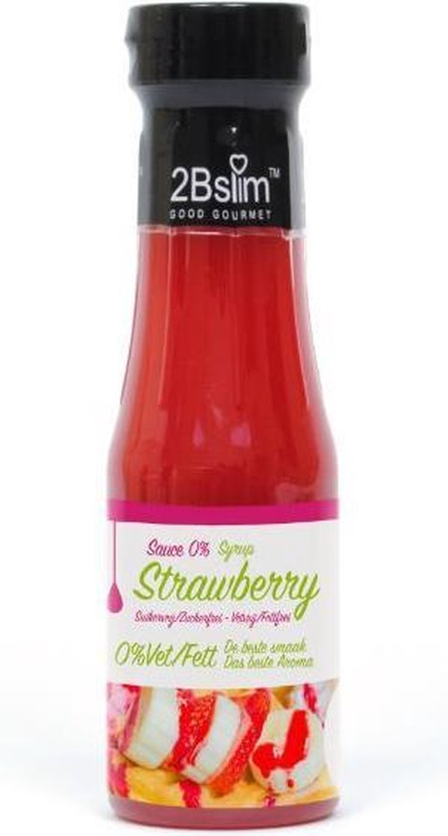 2bslim sauzen 2BSlim Strawberry Sauce - 250 ml
